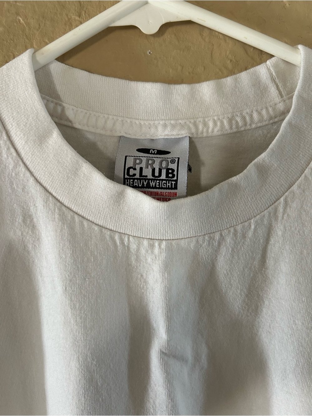 Pro Club Heavyweight Crewneck T-Shirt in White - Men’s Short Sleeve